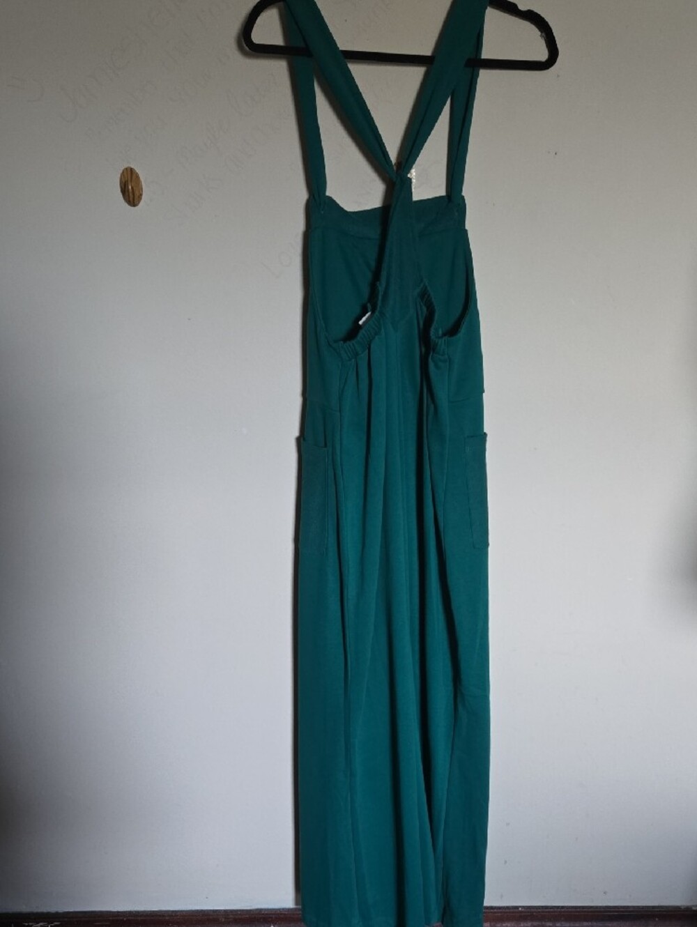 JS14 NWT Noflik Adjustable Knot Strap Overall Wide Leg Relaxed Fit Flowy Pockets - Picture 6 of 12